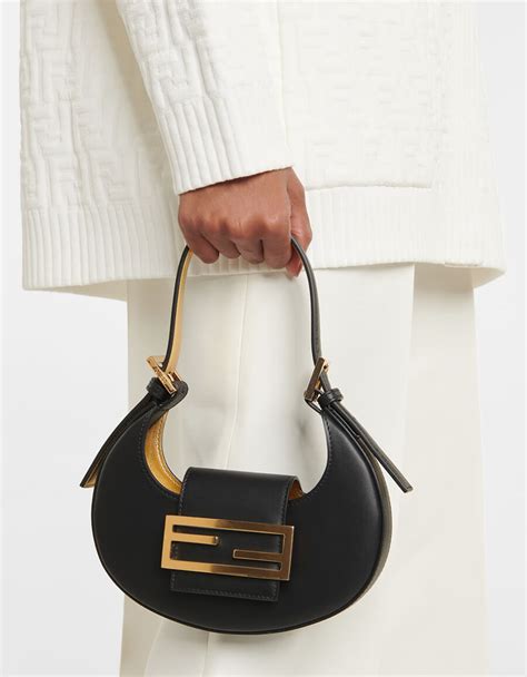 fendi croissant shoulder bag|history of Fendi bags.